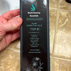 Box of unopened essential oils